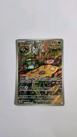 Pokemon TCG Card Brute Bonnet 207/182 Paradox Rift Illustration Rare - NM - Image 1