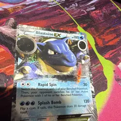 Pokemon TCG Blastoise EX XY XY30 Promo Holo Basic 180 HP English 2014 - Image 2