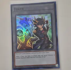 Yu-Gi-Oh! Yusei Fudo & Junk Warrior Token TKN5-EN034 Holo Konami Eng - Image 1