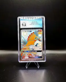 ✅ Graded 9.5 ✅ Ho-Oh GX Holo Hidden Fates Shiny Vault Pokemon TCG Card SV50 - Image 2