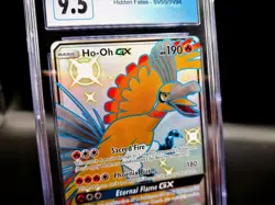 ✅ Graded 9.5 ✅ Ho-Oh GX Holo Hidden Fates Shiny Vault Pokemon TCG Card SV50 - Image 3