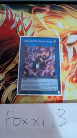 Yu-Gi-Oh Unchained Soul Lord of Yama Prismatic Secret Rare Card MP24-EN101 - Image 1