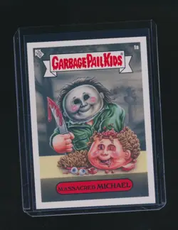 MASSACRED MICHAEL 2021 TOPPS GARBAGE PAIL KIDS 2020 OH THE HORRIBLE #1A - Image 1