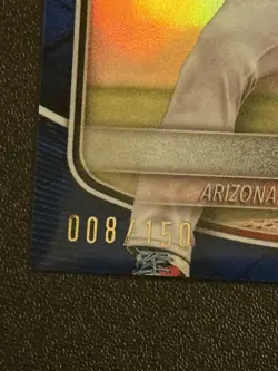 2025 Bowman Chrome Yu-Min Lin 1st Bowman True Blue /150 #BCP-27 Diamondbacks - Image 3