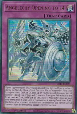 Angelechy Opening to e4 CORI-EN096 - Ultra Rare - Yu-Gi-Oh! - Image 1