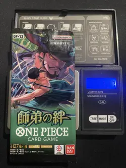 (HEAVY) 13.27g One Piece OP12 Legacy of the Master JAPAN Pack NEW SEALED - Image 1