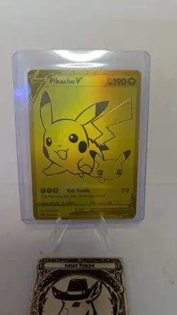 Pokemon Pikachu V SWSH145 Promo Full Art Foil Sword & Shield Celebrations - Image 1