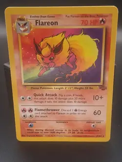 Flareon 19/64 Jungle Regular Non Holo Unlimited Rare 1999 WOTC Pokemon TCG - Image 4