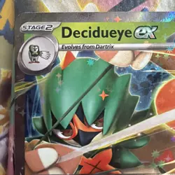 Decidueye Ex Holo Prize Pack Series 9 Promo Pokemon Card NM/LP 012/088 POR - Image 2