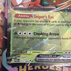 Decidueye Ex Holo Prize Pack Series 9 Promo Pokemon Card NM/LP 012/088 POR - Image 4