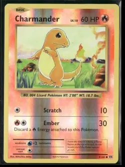 Charmander 9/108 Common Evolutions Pokemon Reverse Holo Near Mint - Image 1