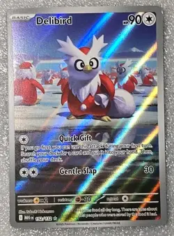 Pokemon TCG Delibird 152/132 Mega Evolution Holo 2025 NM - Image 2