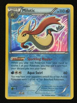Milotic 44/160 Holo Rare Primal Clash Pokemon Reverse Holo Near Mint - Image 1