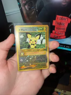 NM Pichu No. 172 Rev Holo Promo Neo Premium file 2 Pokemon TCG - Image 1