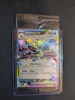 Pokemon - Prismatic Evolution Stamp Card (Sealed) Umbreon ex 060/131 - Image 1