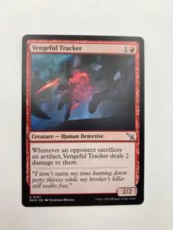 Vengeful Tracker Murders at Karlov Manor MTG Regular Magic Card Free Shipping - Image 1