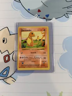 Charmander 46/102 Shadowless Base Set Pokemon TCG WOTC LP Condition - Image 1