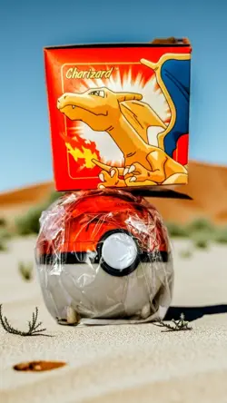 NIB-23K Gold Plated Charizard Pokemon Card 1999 Burger King Promo - Image 1