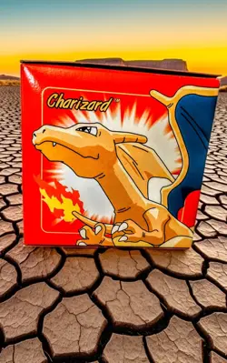 NIB-23K Gold Plated Charizard Pokemon Card 1999 Burger King Promo - Image 3