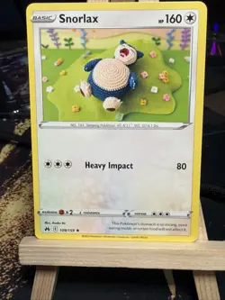 Crown Zenith Snorlax 109/159 Rare Pokemon & Pokemon Go 055/077 Holo Snorlax - Image 5