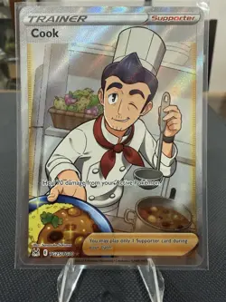 Pokemon Cook TG25/TG30 Swsh11 Lost Origin Ultra Rare Trainer Full Art Holo - Image 1