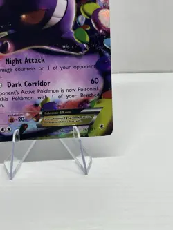Damaged 2014 Pokemon XY Phantom Forces Gengar EX 34/119 Ultra Rare Holo - Image 2