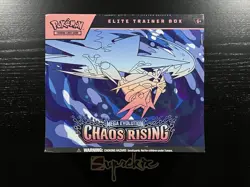 Pokemon Trading Card Game Mega Evolution Chaos Rising ETB Factory Sealed - Image 1