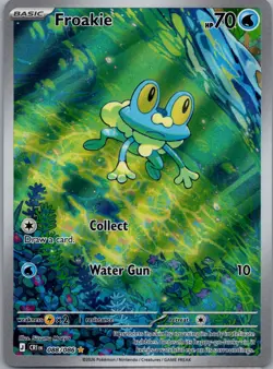 Pokemon TCG Froakie Chaos rising 088/086 Full Art Holo IR EN NM - Image 1