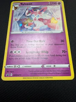 Sylveon SWSH211 Cosmo Swirl Holo Promo Sword & Shield Promo Heavily Played - Image 5