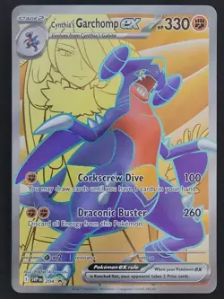 Cynthia's Garchomp ex 204 Ultra Rare Black Star Promo Pokemon TCG - Image 1