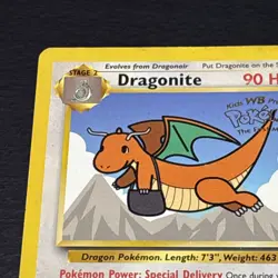 Dragonite #5 Pokemon TCG First Movie Black Star Promo Card Moderately Played MP- - Image 2