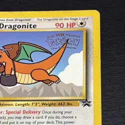 Dragonite #5 Pokemon TCG First Movie Black Star Promo Card Moderately Played MP- - Image 3
