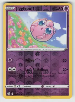 Reverse Holo Jigglypuff 110/264 Common Fusion Strike Near Mint - Image 1