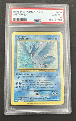 Pokemon 2023 Articuno 009/034 PSA10 Graded Holo English - Image 1