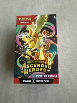 Ascended Heroes Booster Bundle - Pokemon Trading Card Game - New Sealed Box! - Image 1