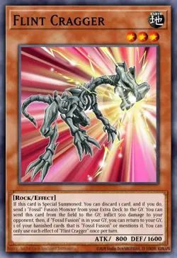 Flint Cragger GFP2-EN015 1st ED Yu-Gi-Oh! ULTRA RARE - Image 1