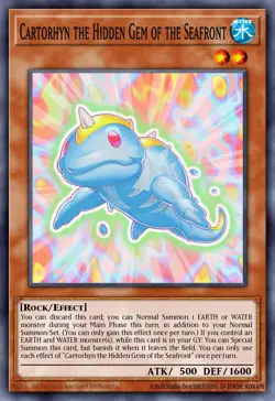 Cartorhyn the Hidden Gem of the Seafront MP23-EN132 1st ED NM Yu-Gi-Oh! - Image 1