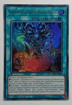 Geheimnisse der Dunklen Magie MZMU-069 1st Edition NM DE Yu-Gi-Oh - Image 1