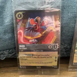 D23 Exclusive Lorcana Cards 2025 And 2026 Mad Hatter & Iago - Image 2
