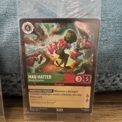 D23 Exclusive Lorcana Cards 2025 And 2026 Mad Hatter & Iago - Image 3
