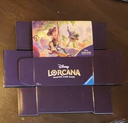 Disney Lorcana Wilds Unknown League Promo Card Storage Box Woody Buzz Lightyear - Image 1
