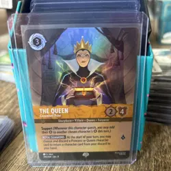 4x The Queen - Conceited Ruler 205/204 Epic Holofoil Fabled NM Disney Lorcana - Image 1