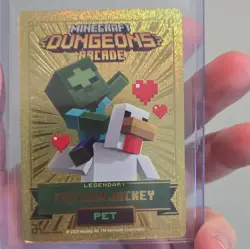 Minecraft Dungeons Arcade Chicken Jockey Legendary Pet Card Series 5 144/144 - Image 1