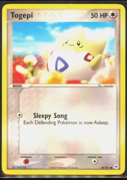 Togepi Common Hidden Legends #78/101 [Near Mint] Pokemon TCG - Image 1