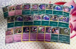 Gastly / Haunter / Gengar - 24 - Pokemon Cards Bundle - NM+ - Image 1