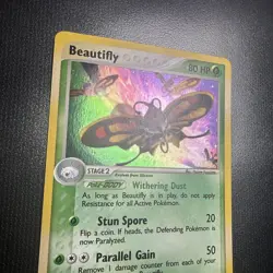 Pokemon TCG Beautifly Ruby and Sapphire Holo Rare Card 2/109 NM 2003 - Image 3