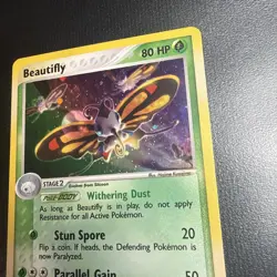 Pokemon TCG Beautifly Ruby and Sapphire Holo Rare Card 2/109 NM 2003 - Image 4