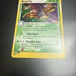 Pokemon TCG Beautifly Ruby and Sapphire Holo Rare Card 2/109 NM 2003 - Image 5