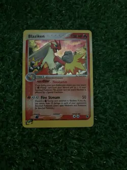 Pokemon TCG Blaziken Holo Rare Card Ruby and Sapphire 2003, 3/109 - Image 1