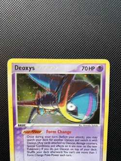 Deoxys Speed Forme 2/106 EX Emerald Holo Rare 2005 Pokemon Card Vintage - HP - Image 3